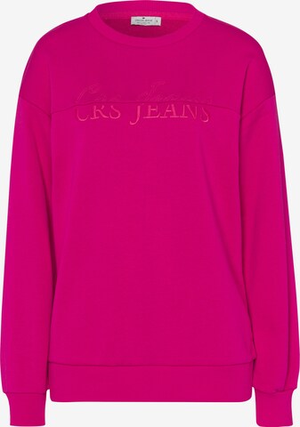Cross Jeans Sweatshirt in Pink: front