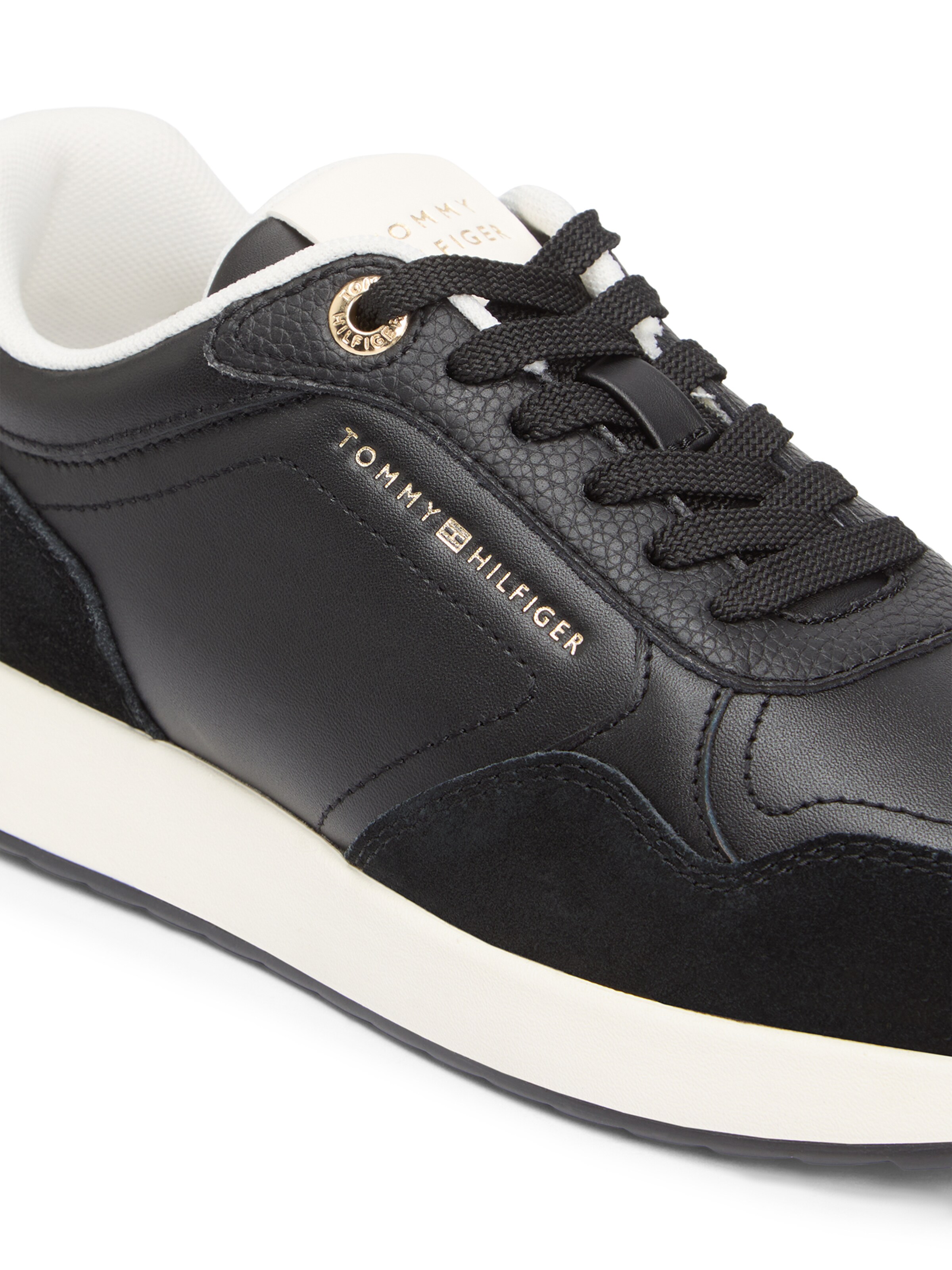 TOMMY HILFIGER Trampki niskie w kolorze czarny