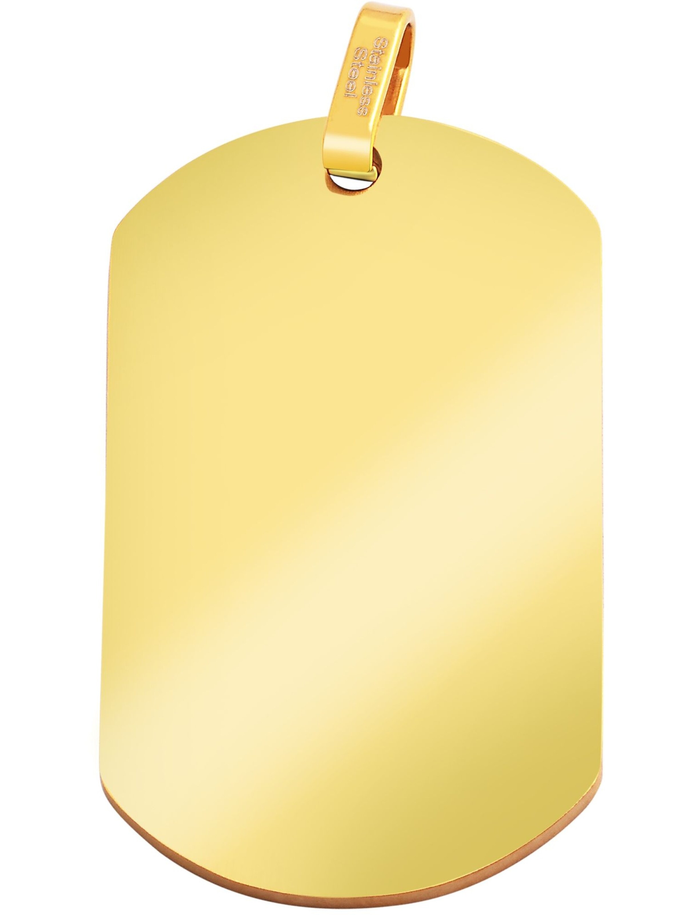 Akzent Anhänger 'Gabrio'‌‌‌‌‌‌‌‌ in Gold: Vorderseite