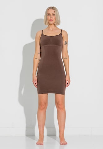 Lykkeland Atelier Kleid 'Second Skin' in Braun