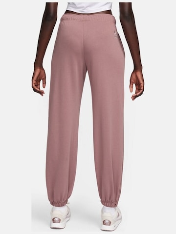 NIKE - regular Pantalón deportivo 'Nike Air Mid-Rise Fleece Jogger' en rosa