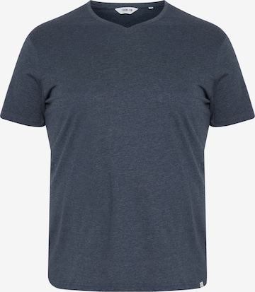 T-Shirt !Solid en bleu : devant