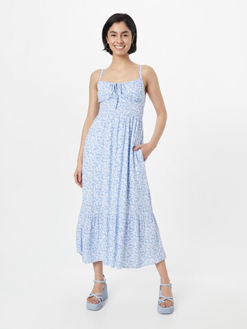 mėlyna HOLLISTER Vasarinė suknelė: priekis