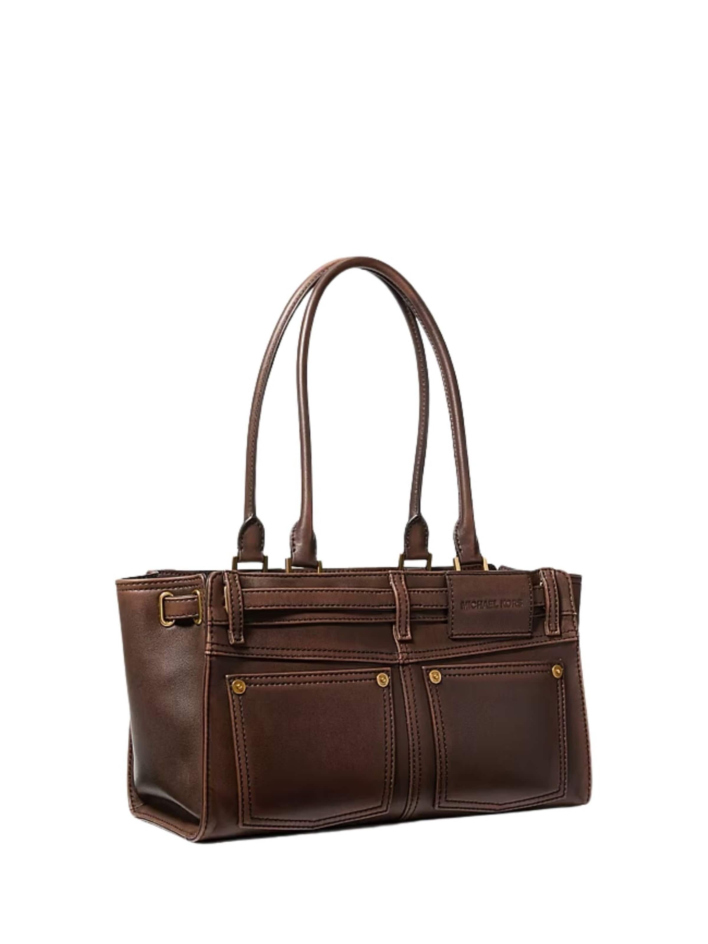 Shopper 'Michael Kors Sm Ew Shoulder Tote' di Michael Kors in marrone