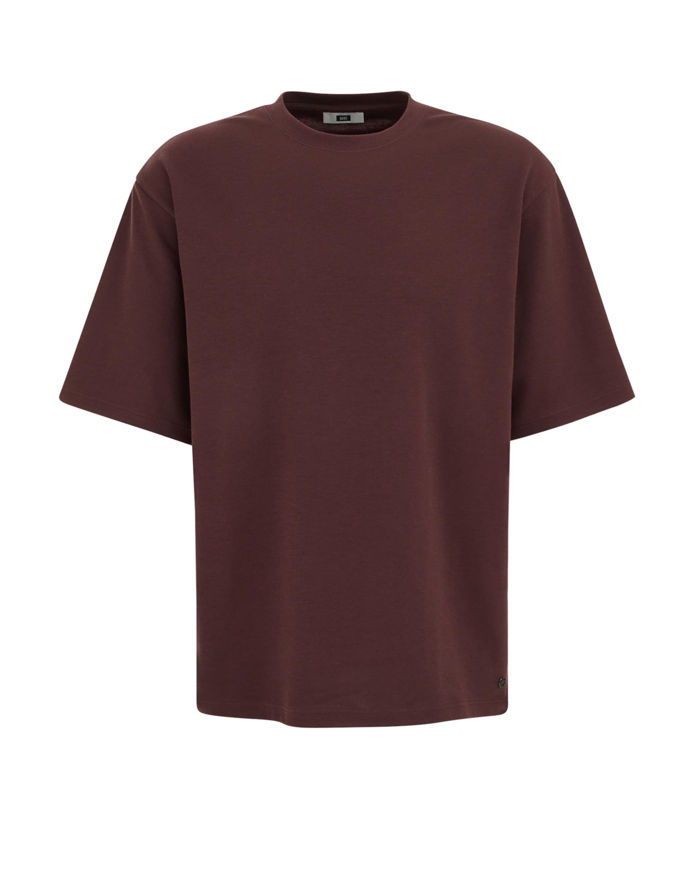 Tricou de la WE Fashion pe maro: față