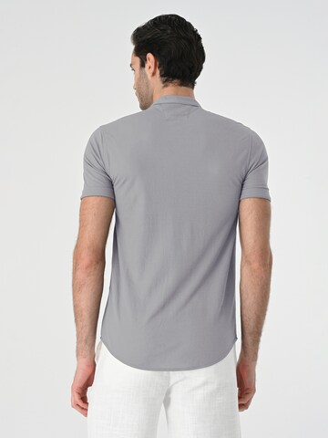 Antioch Slim fit Button Up Shirt in Grey