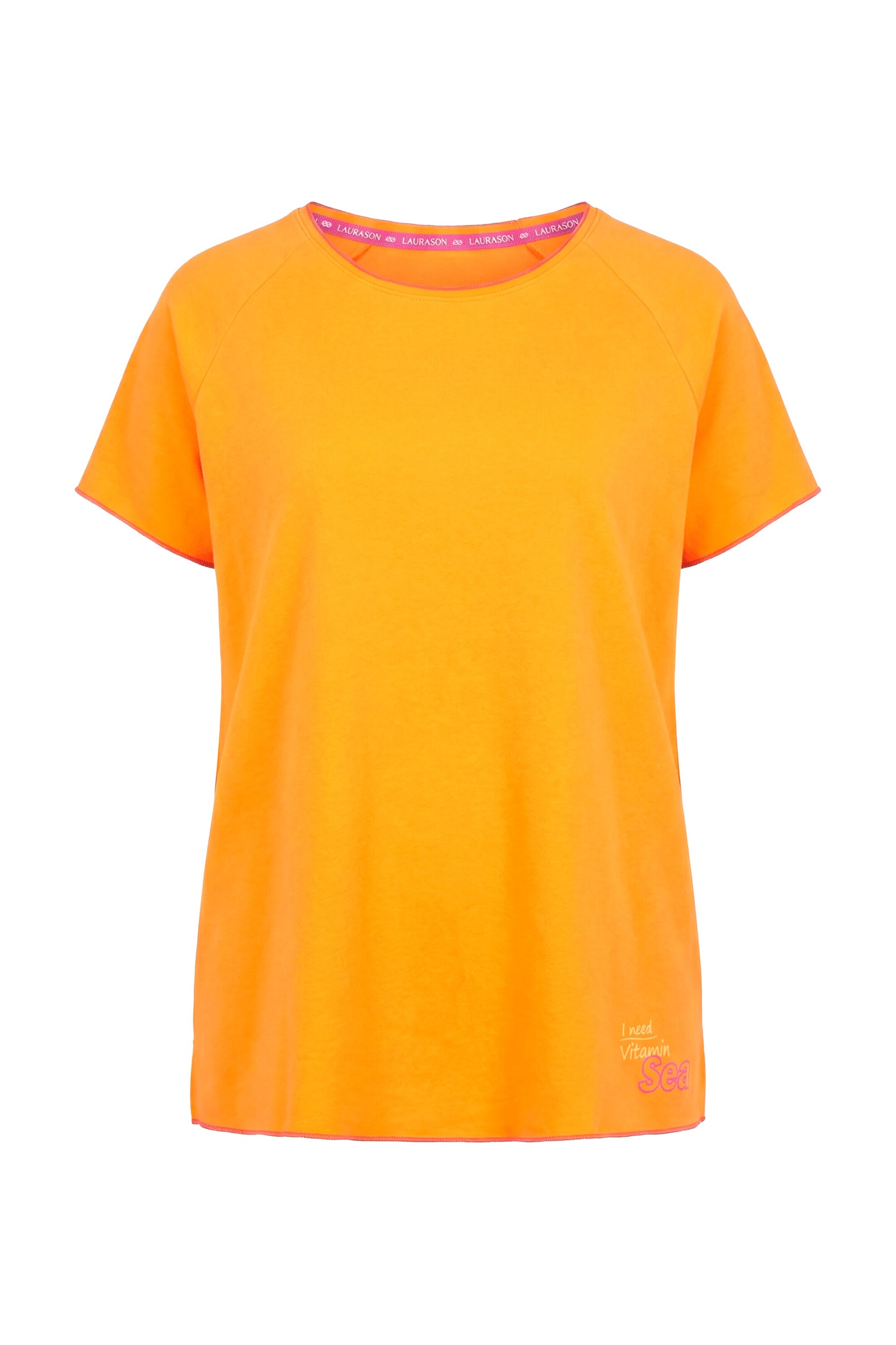 LAURASØN Shirt in Oranje: voorkant