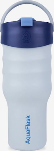 AquaFlask Láhev na vodu 'AquaFlask Termoláhev TUMBLER 887 ml' – modrá: přední strana