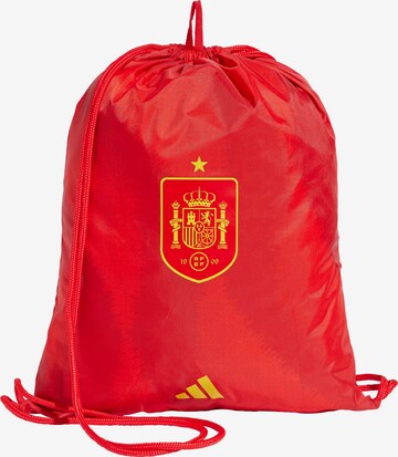 ADIDAS PERFORMANCE Athletic Gym Bag in Red: front