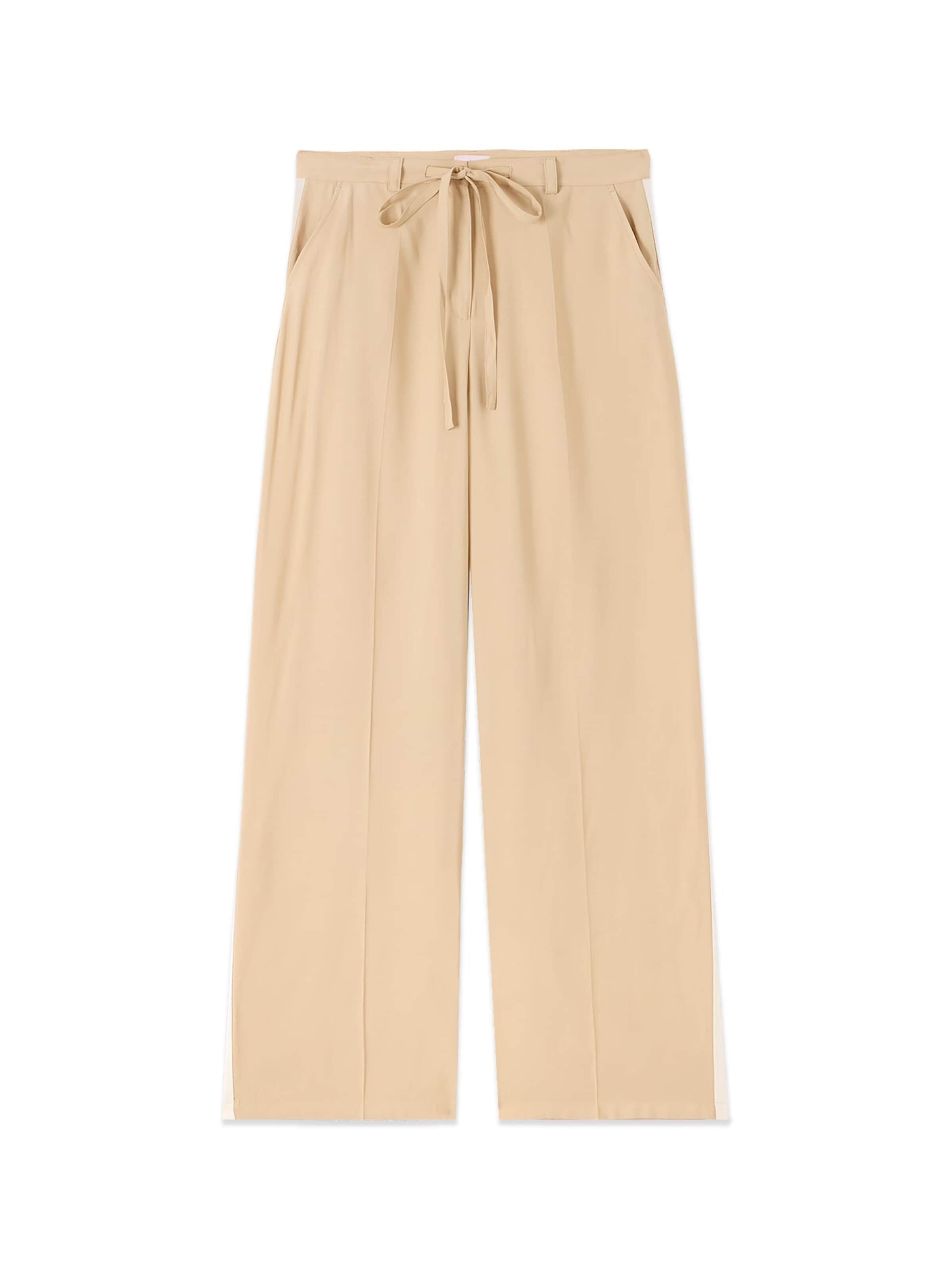 Baggy Pantalon oltre en beige : devant