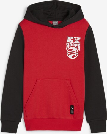 PUMA Athletic Sweatshirt in Red: front