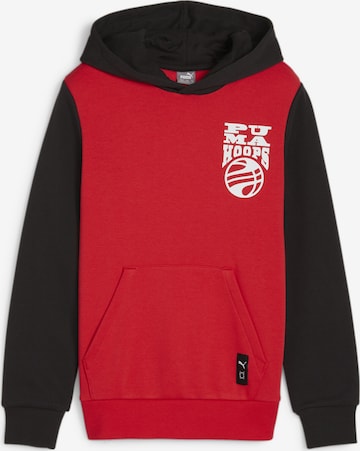 Sweat de sport PUMA en rouge : devant