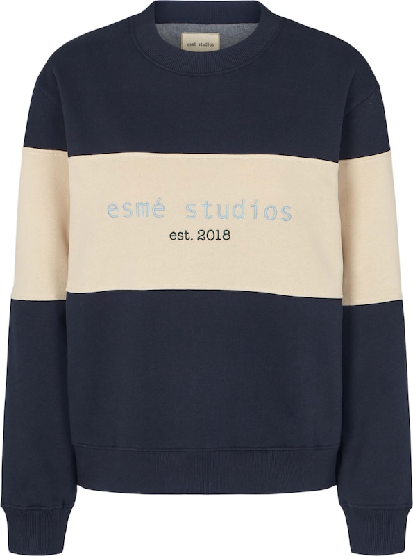 Esmé Studios Sweatshirt 'Madeline' in Marine Hellblau PN8366 Esmé Studios Sweatshirt 'Madeline' in Marine Hellblau PN8366