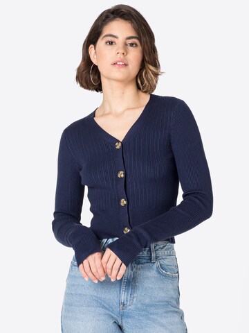 Warehouse Strickjacke in Blau: predná strana