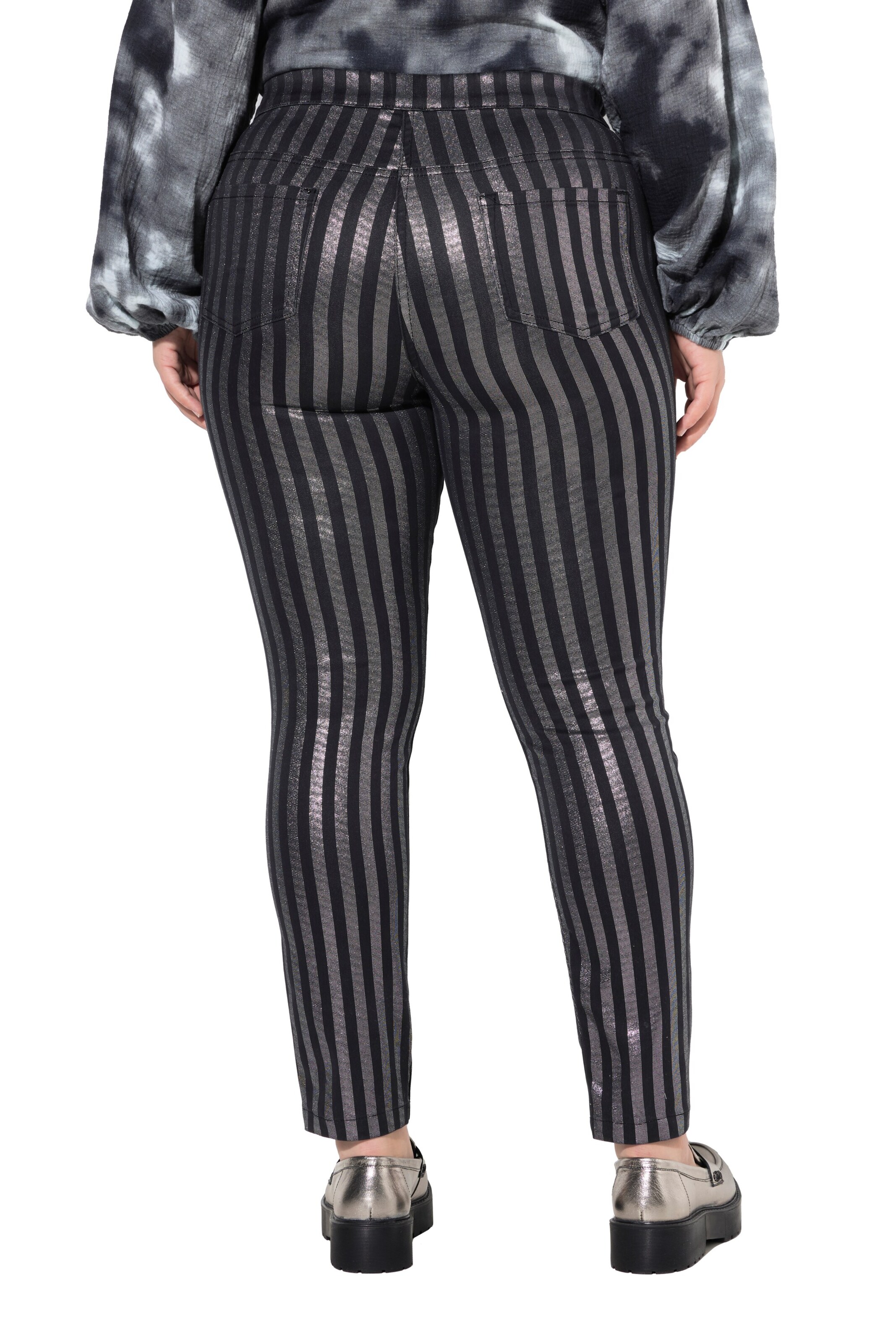 Angel of Style Slimfit Broek in Zwart