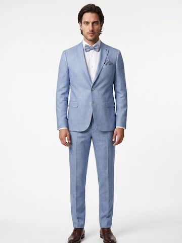 Real Guys Set Fliege mit Einstecktuch in Blau