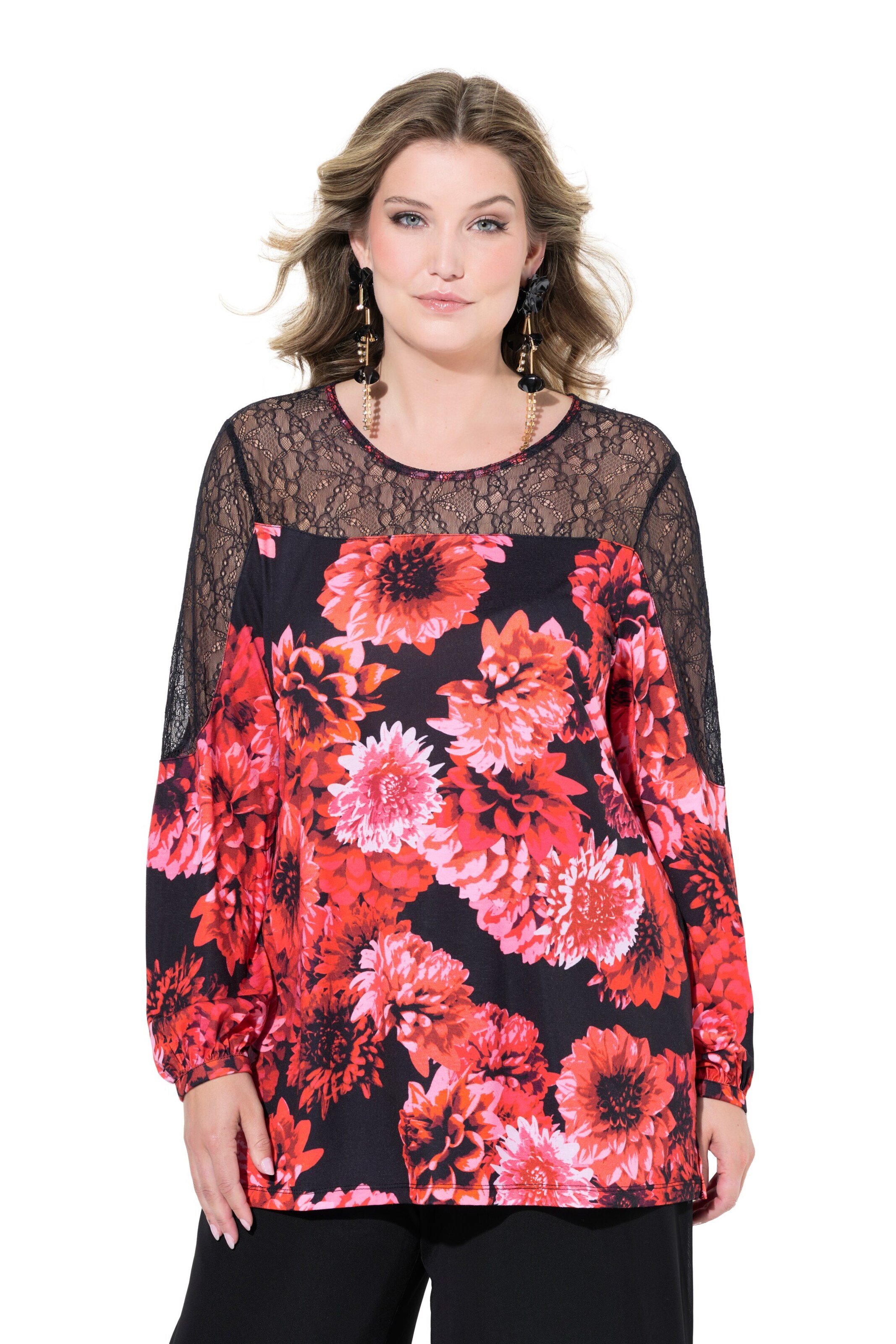 MIAMODA Bluse in Schwarz: Vorderseite