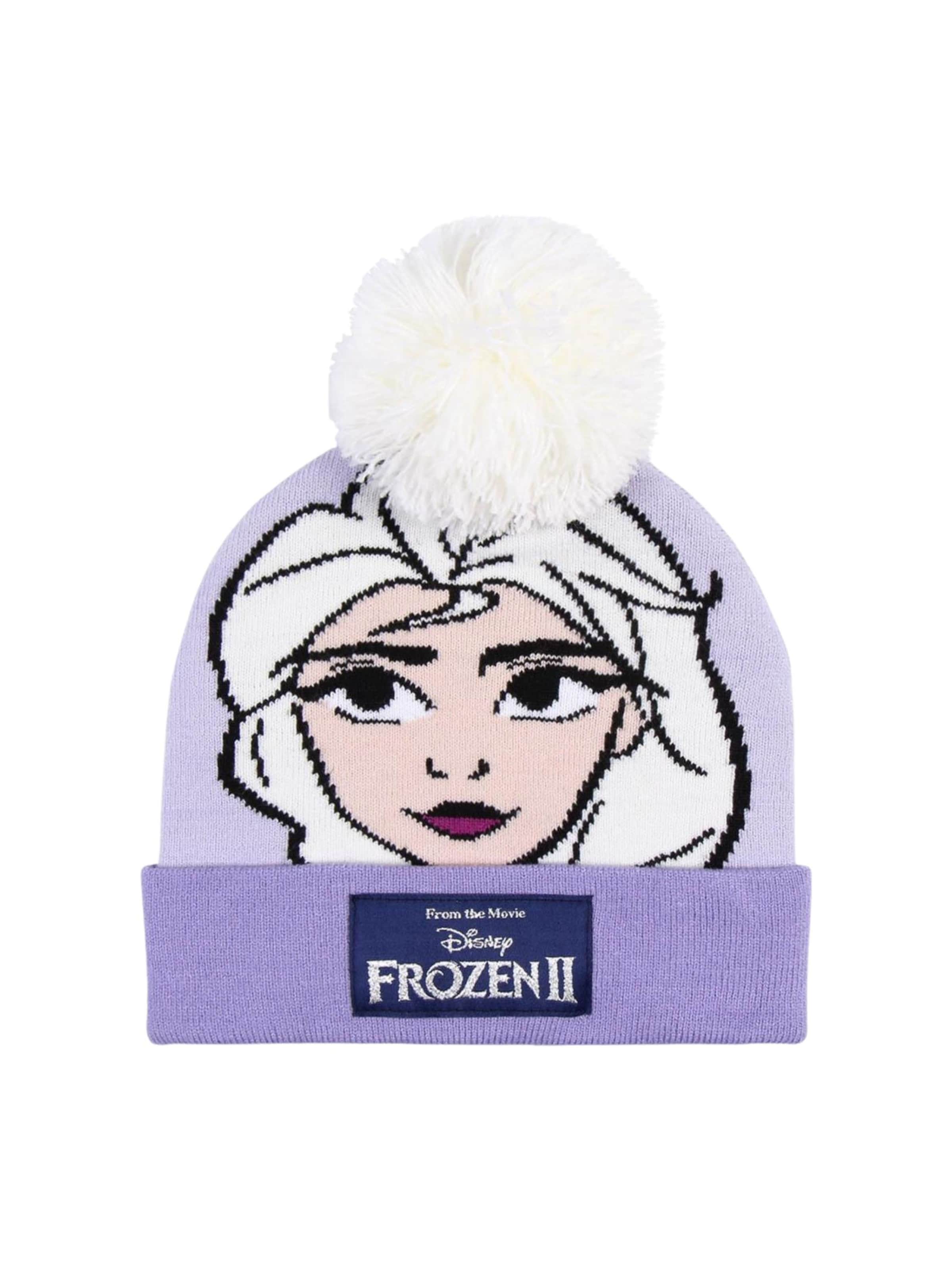 DISNEY Beanie 'Frozen II Elsa' in Purple: front