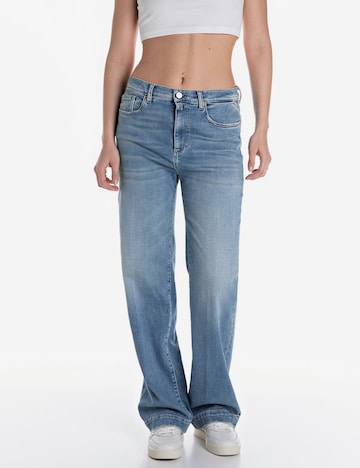 REPLAY Pleated Jeans in Blue: front