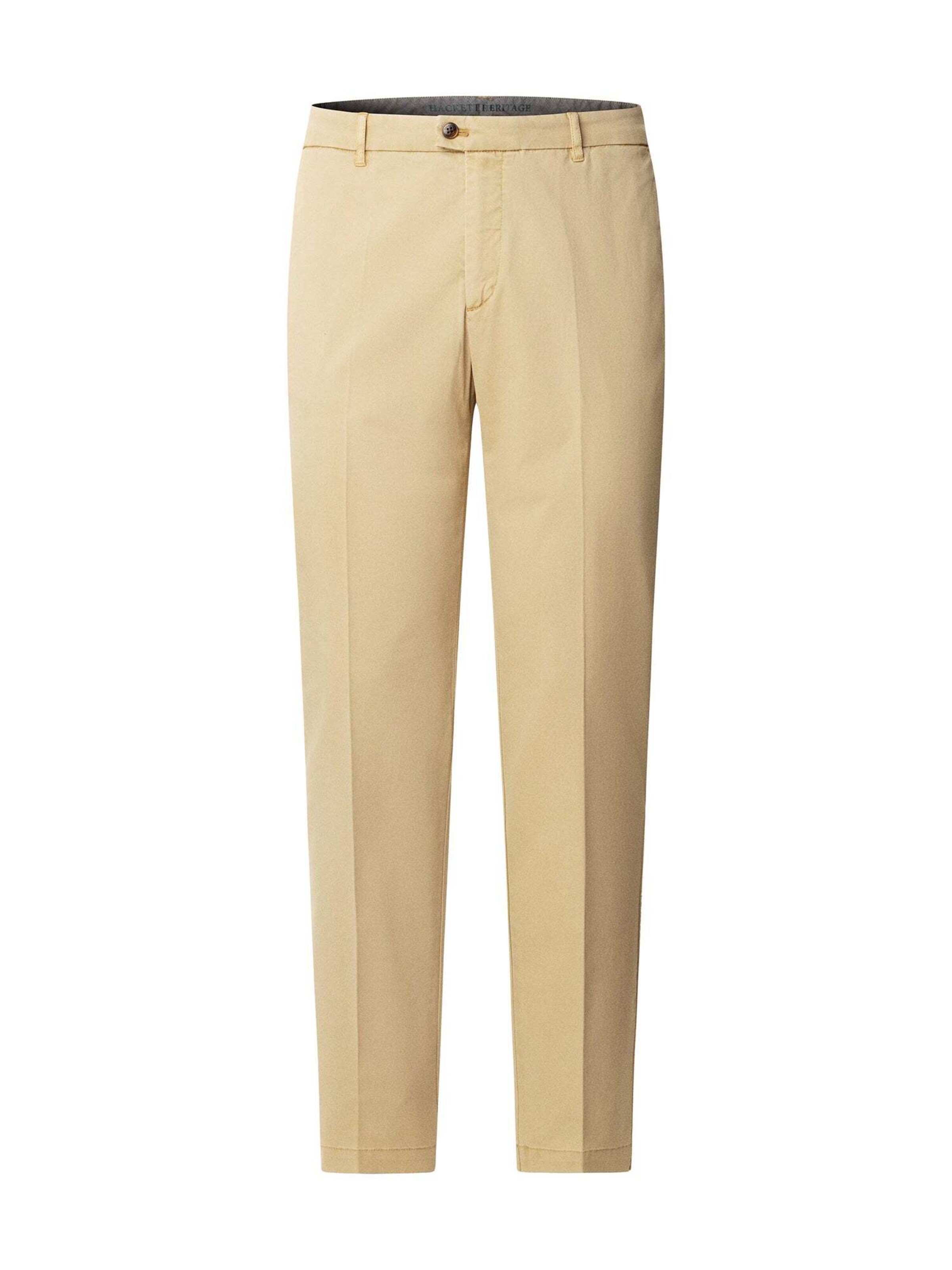 Pantaloni con piega frontale ' KEN ' in 40-42/32 Hackett London di colore sabbia, Visualizzazione prodotti