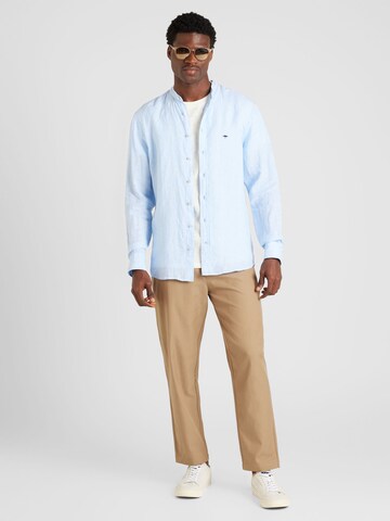 FYNCH-HATTON - Camisa 'Slub' em branco