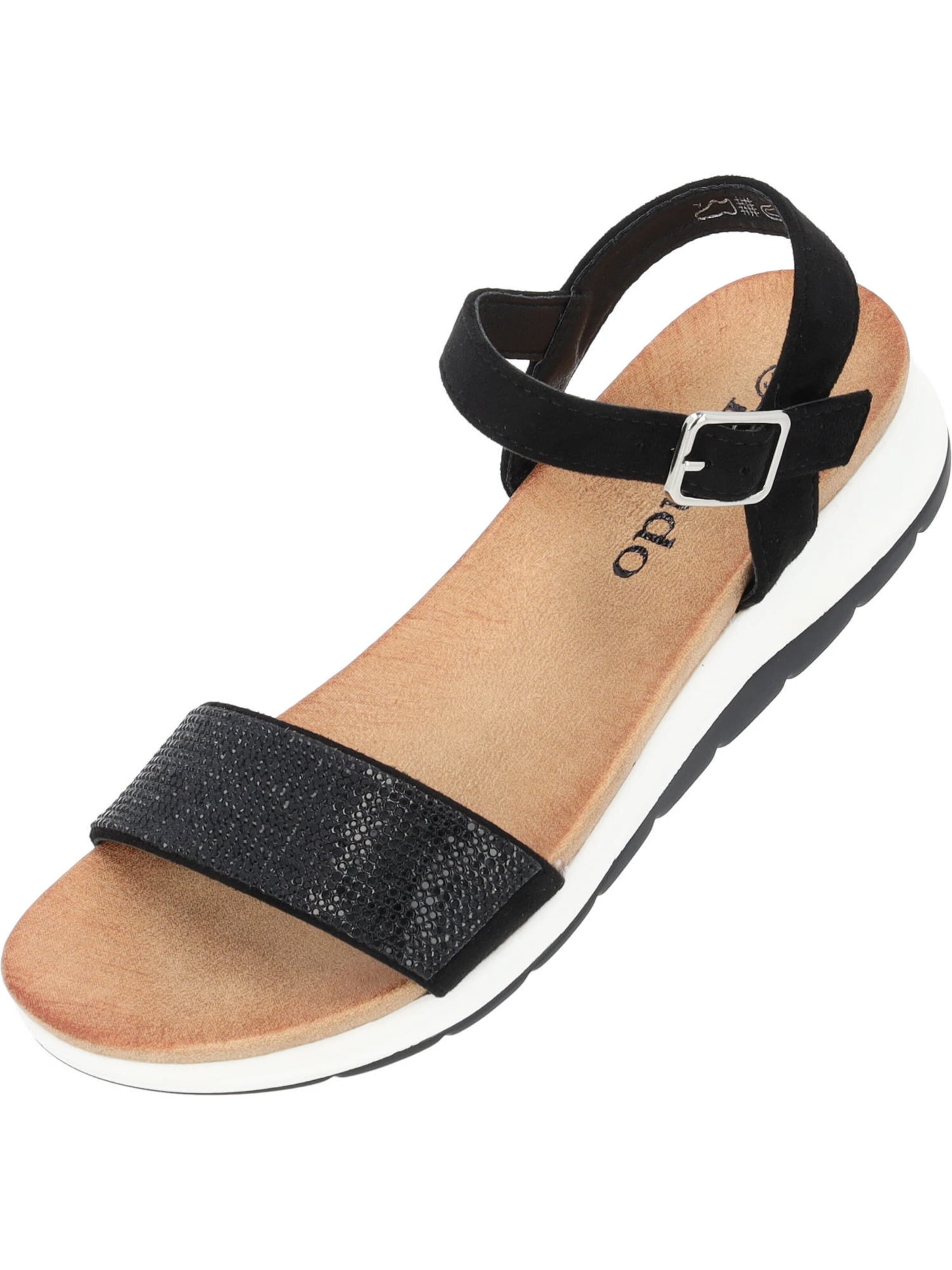 Palado Sandals 'Palado Notan' in Black: front