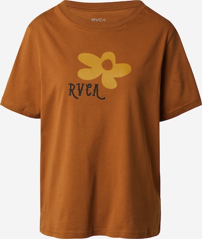RVCA T-shirt 'DAISY' i konjak / pueblo / svart, Produktvy