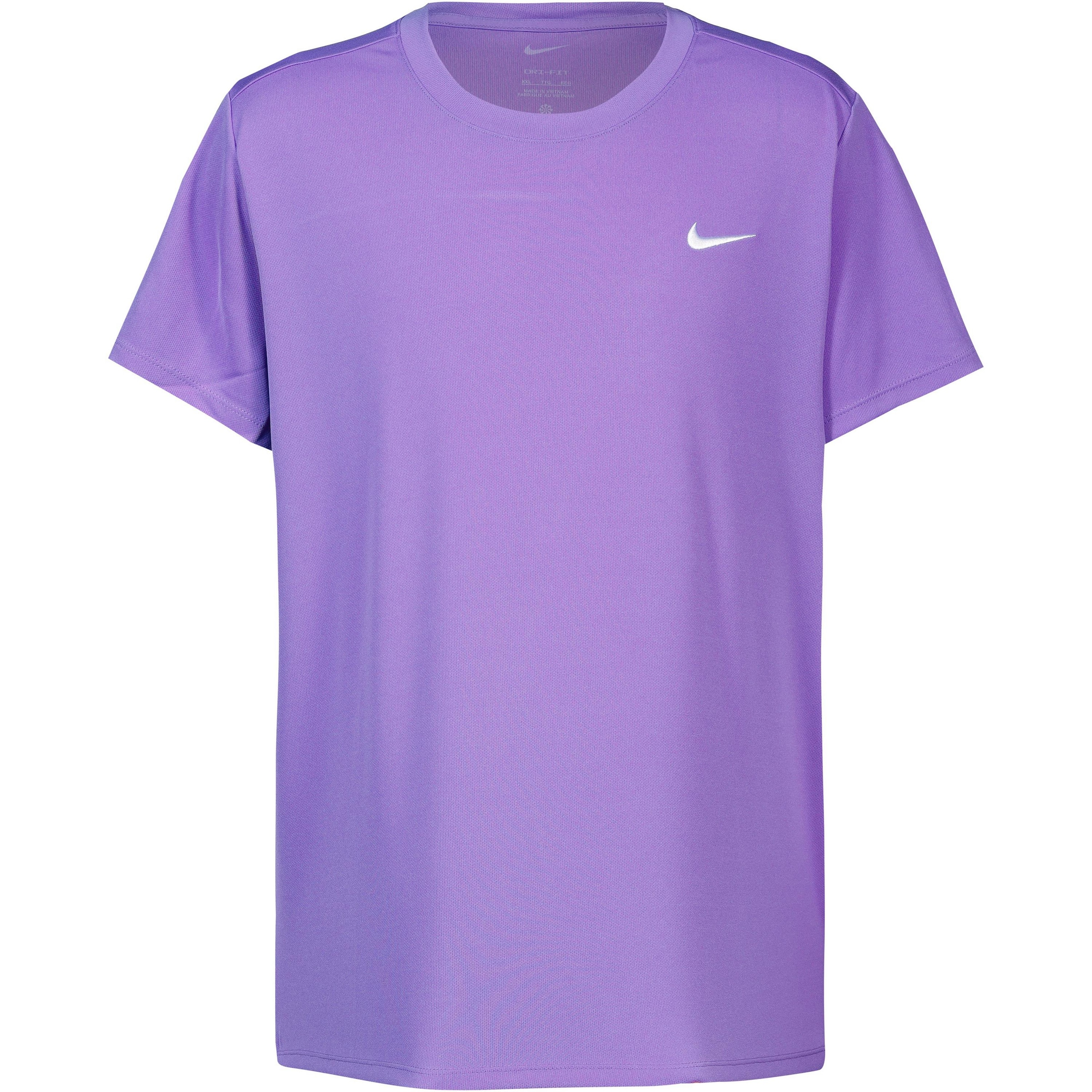NIKE Tennisshirt 'M NKCT DRY VICTORY' in L in lila / weiß, Produktansicht