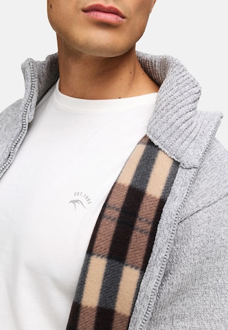 INDICODE JEANS Knit cardigan ' INFilion ' in Grey