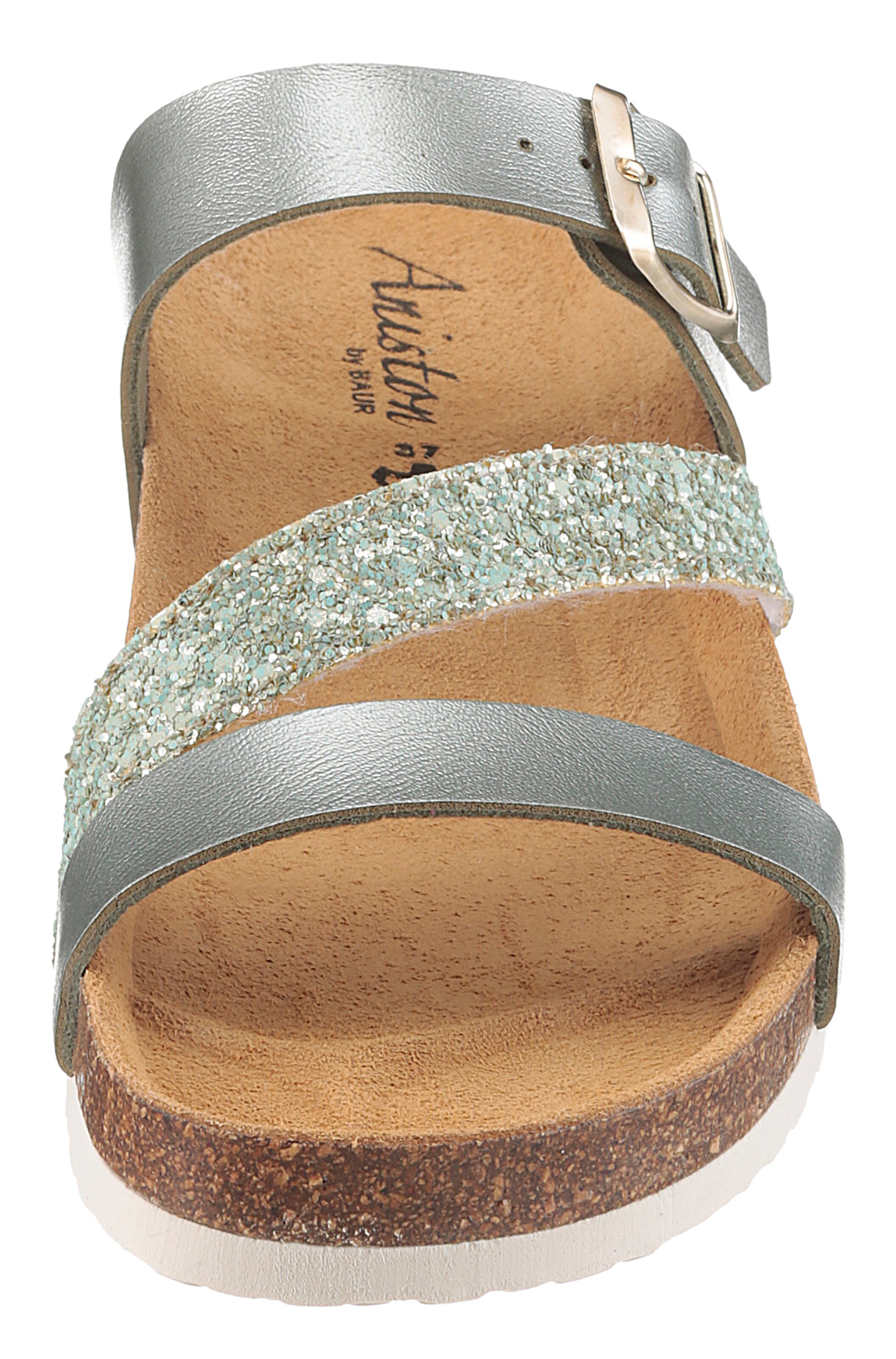 Aniston Mules in Green