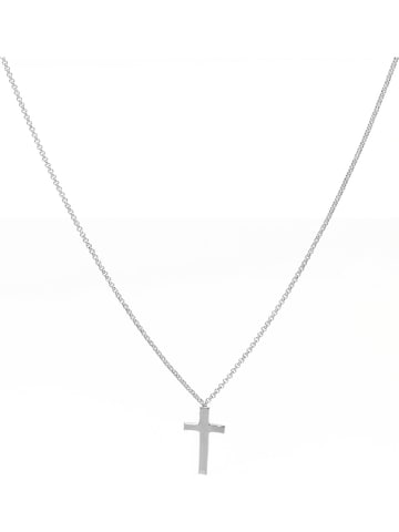 Amen Necklace in Silver: front