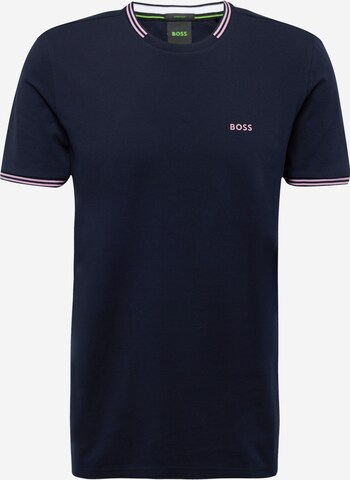 T-Shirt 'Taul' BOSS en bleu : devant