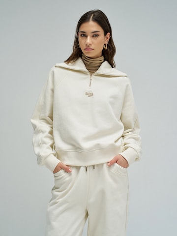Salsa Jeans Sweatshirt in Beige: voorkant