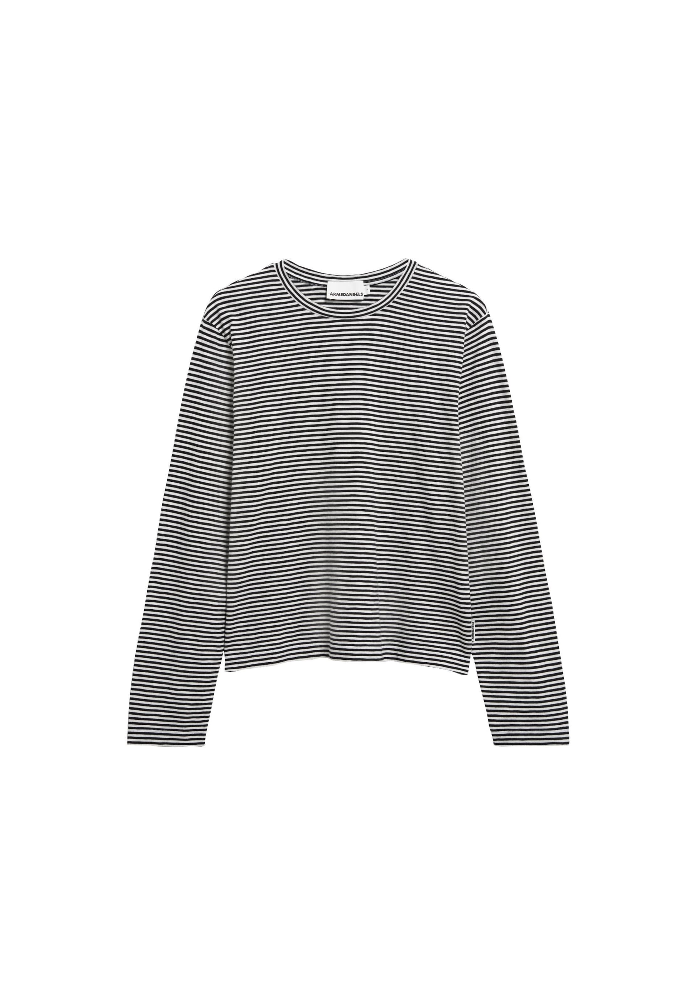 T-shirt 'Slub' ARMEDANGELS en noir : devant