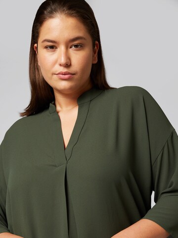 Camicia da donna 'Rosa' di Guido Maria Kretschmer Curvy in verde