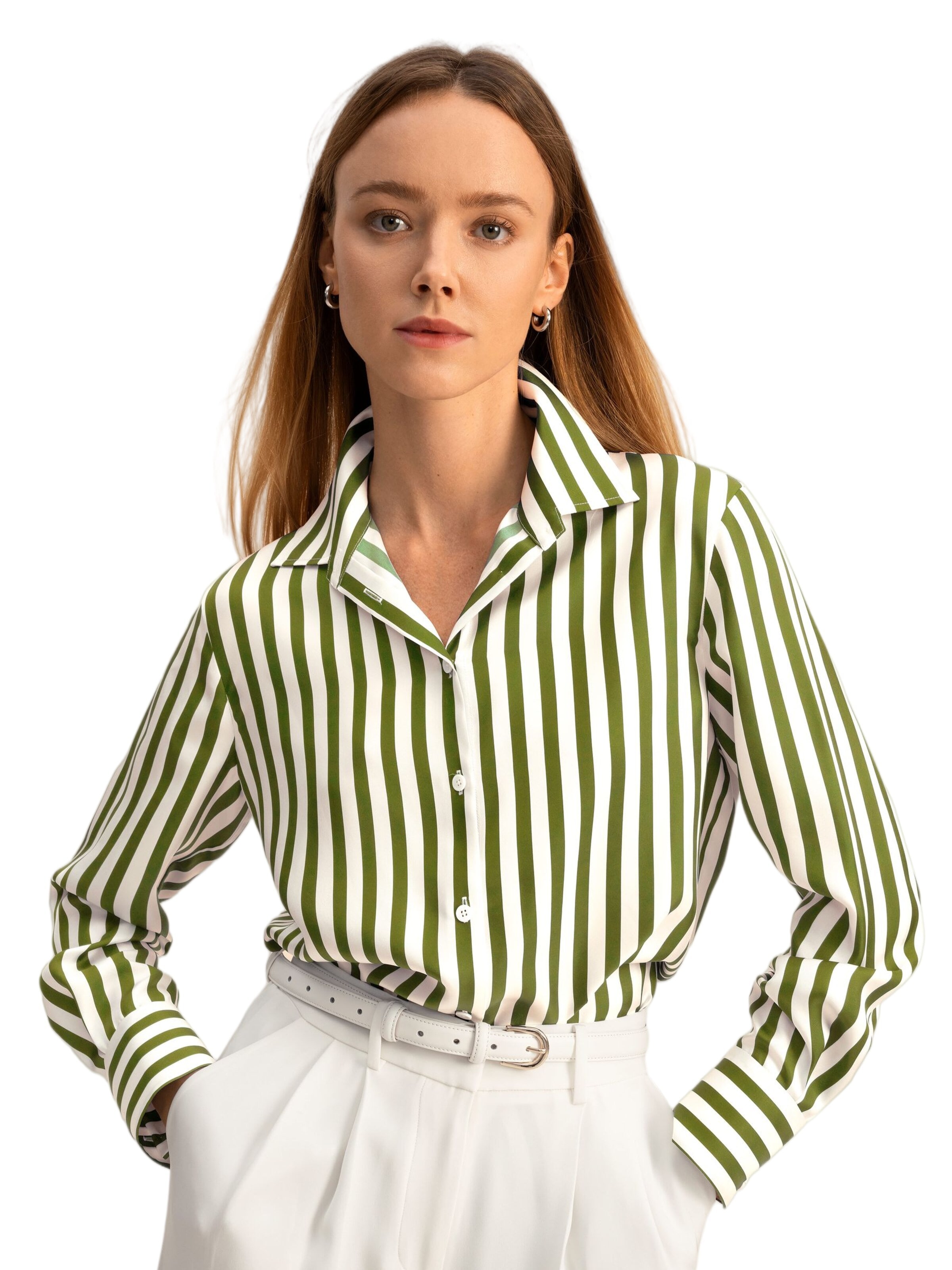 Lilysilk Bluse‌‌‌‌‌‌ in Grün: Vorderseite