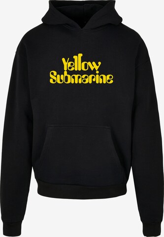 Merchcode Sweatshirt ' Yellow Submarine - Headline color' in Schwarz: predná strana