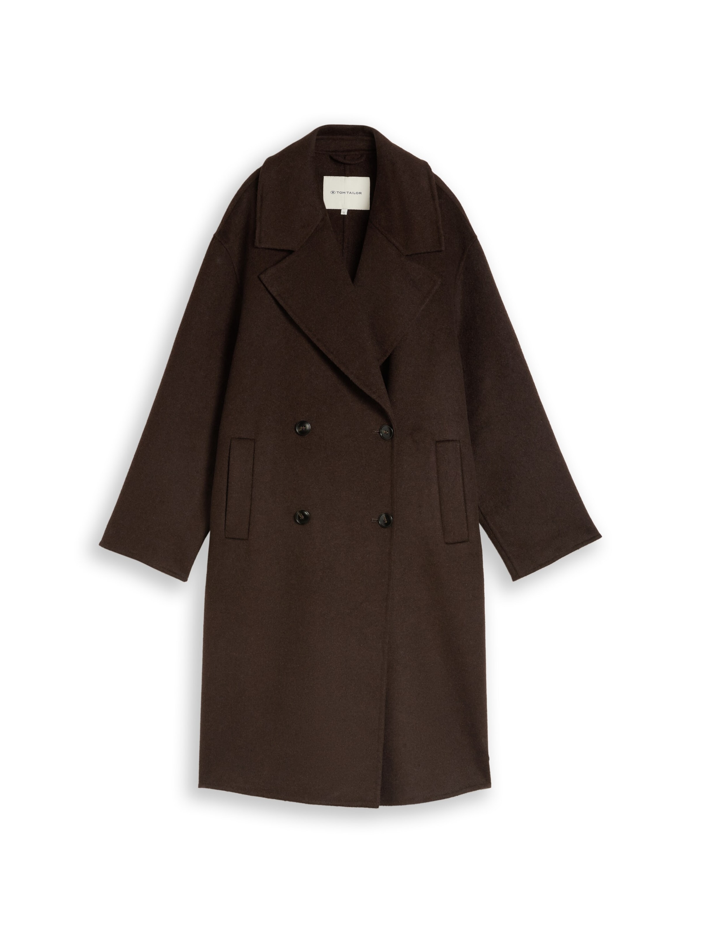 TOM TAILOR Mantel in Braun: Vorderseite