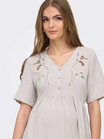 Only Maternity Dress 'OLMEvalou' in Beige