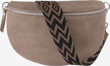 lePelou Fanny Pack 'NOA large' in Grey: front