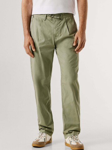 Pepe Jeans Loosefit Hose in Grün: Vorderseite