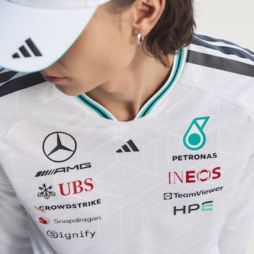 Maglia trikot 'Mercedes - AMG Petronas Formula 1 Team Authentic' di ADIDAS PERFORMANCE in bianco