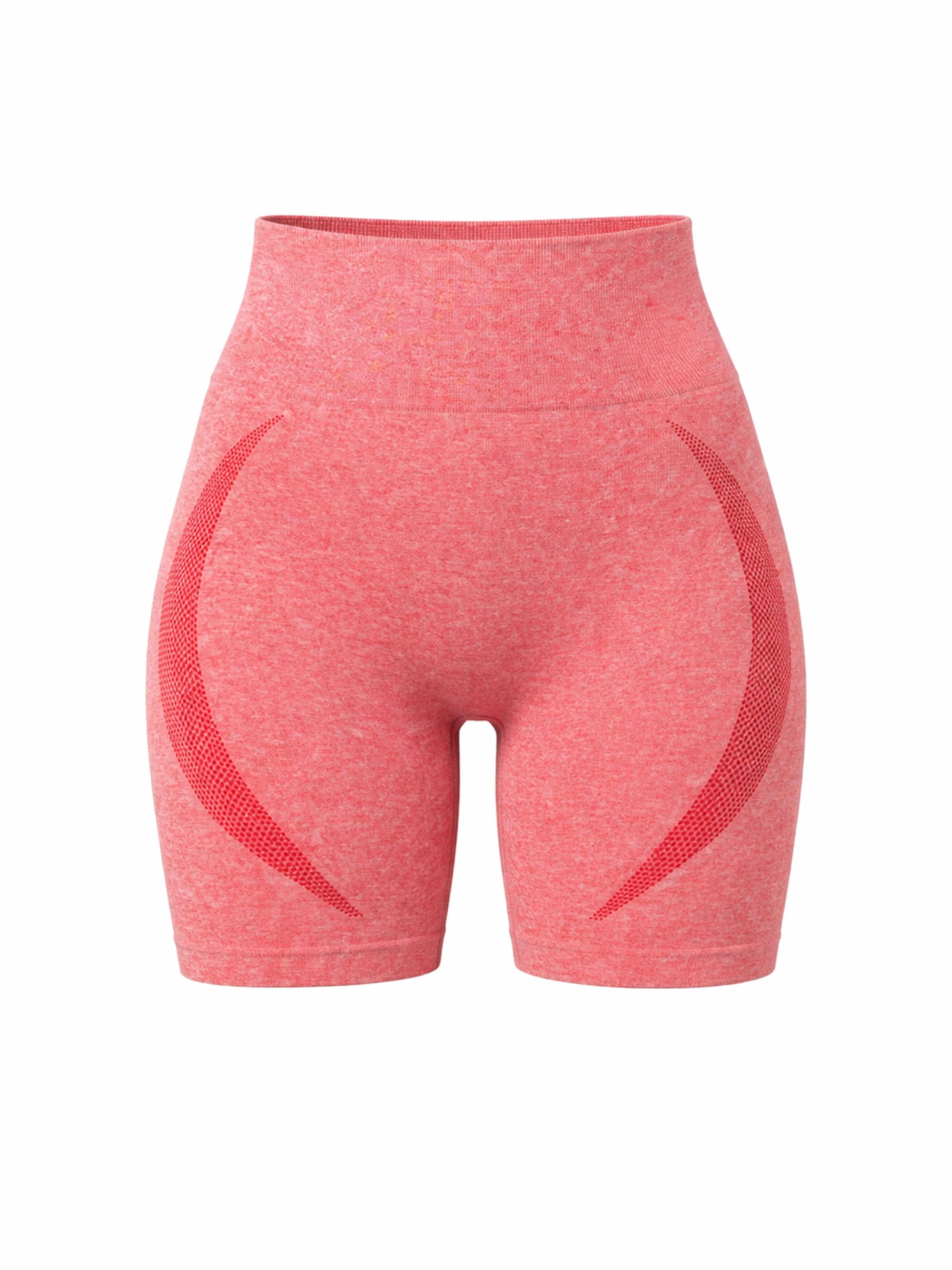 LEAFLETIC Skinny Workout Pants 'Leafletic Women’s Shorts' in Orange: front