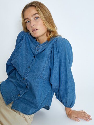 minus Bluse 'Jasmene' in Blau