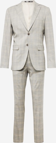 SELECTED HOMME Slim fit Suit in Grey: front