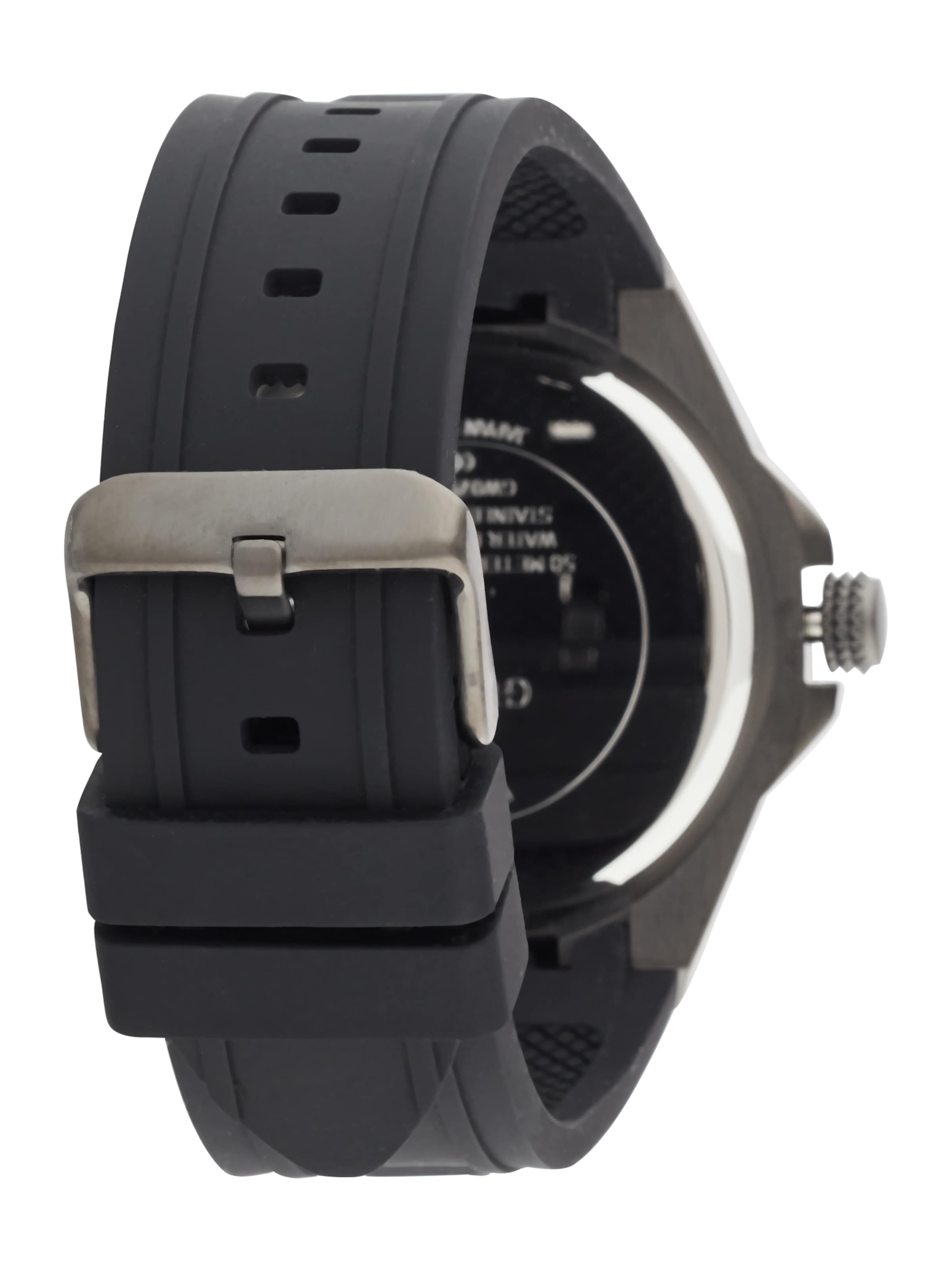 GUESS Аналоговые часы 'Dashboard' в Черный