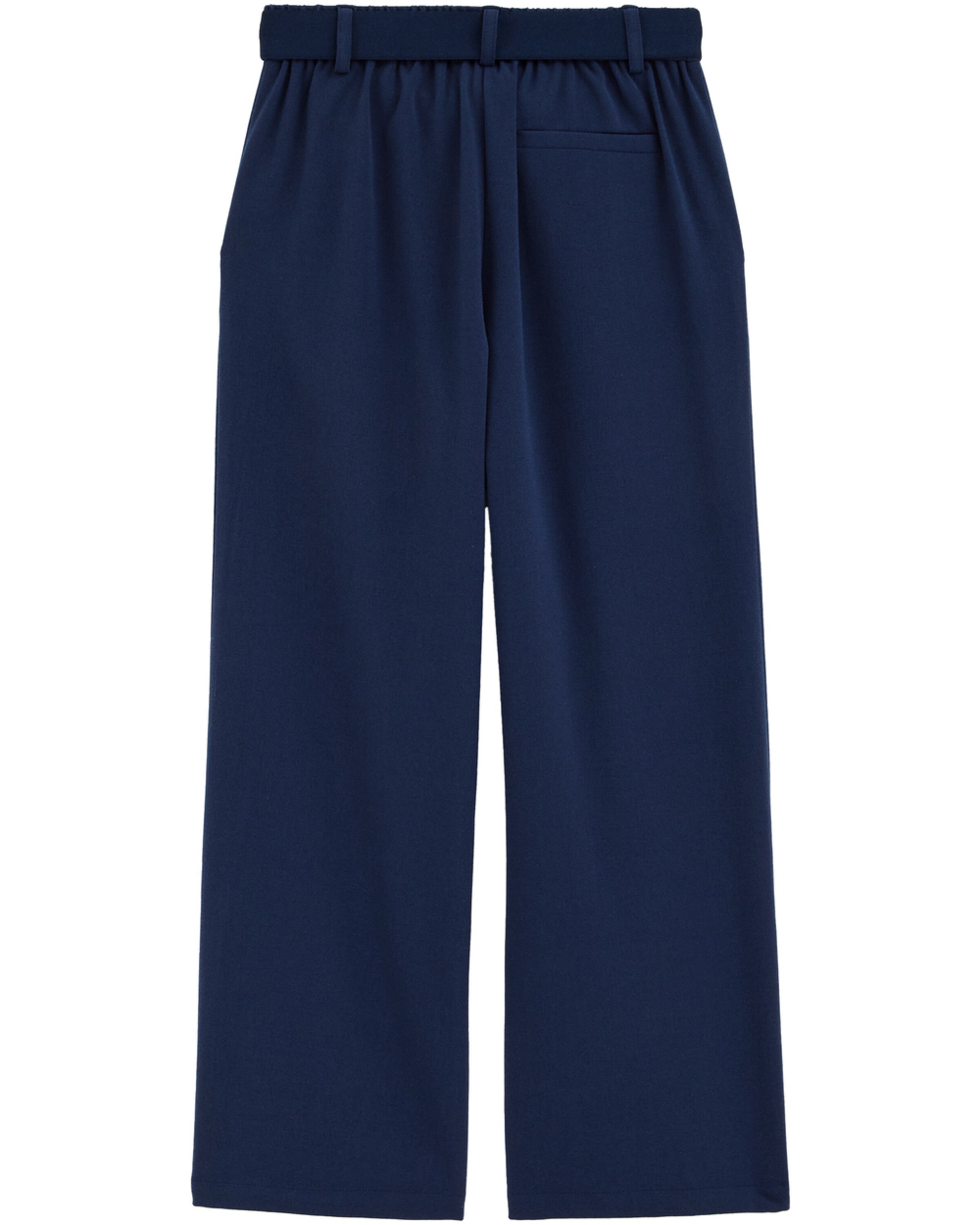 WE Fashion Широка кройка Панталон в синьо