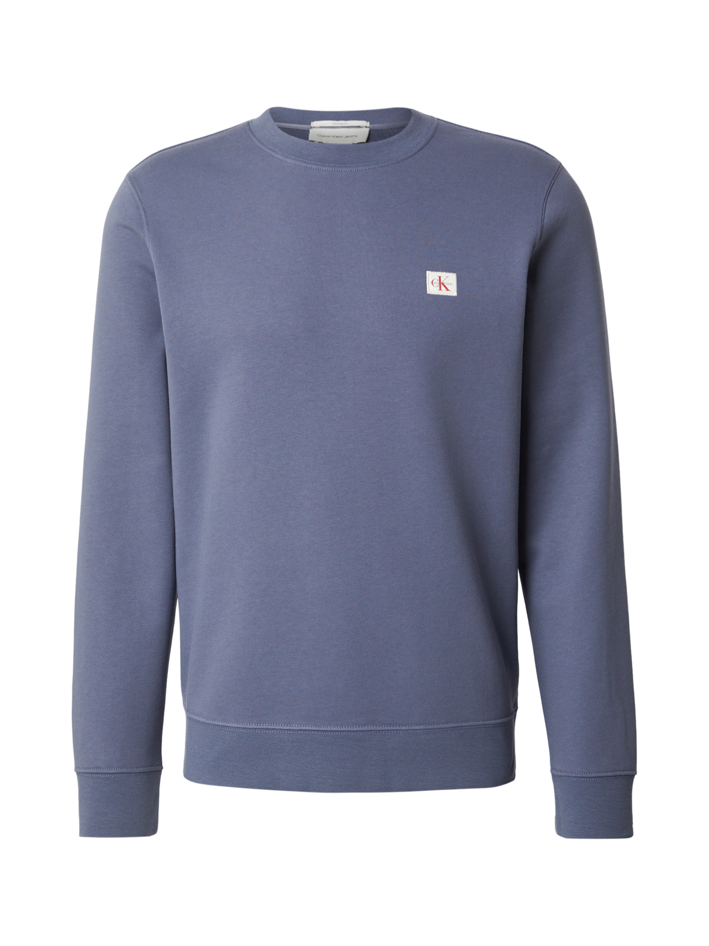 Calvin Klein Jeans Sweatshirt in Blauw: voorkant