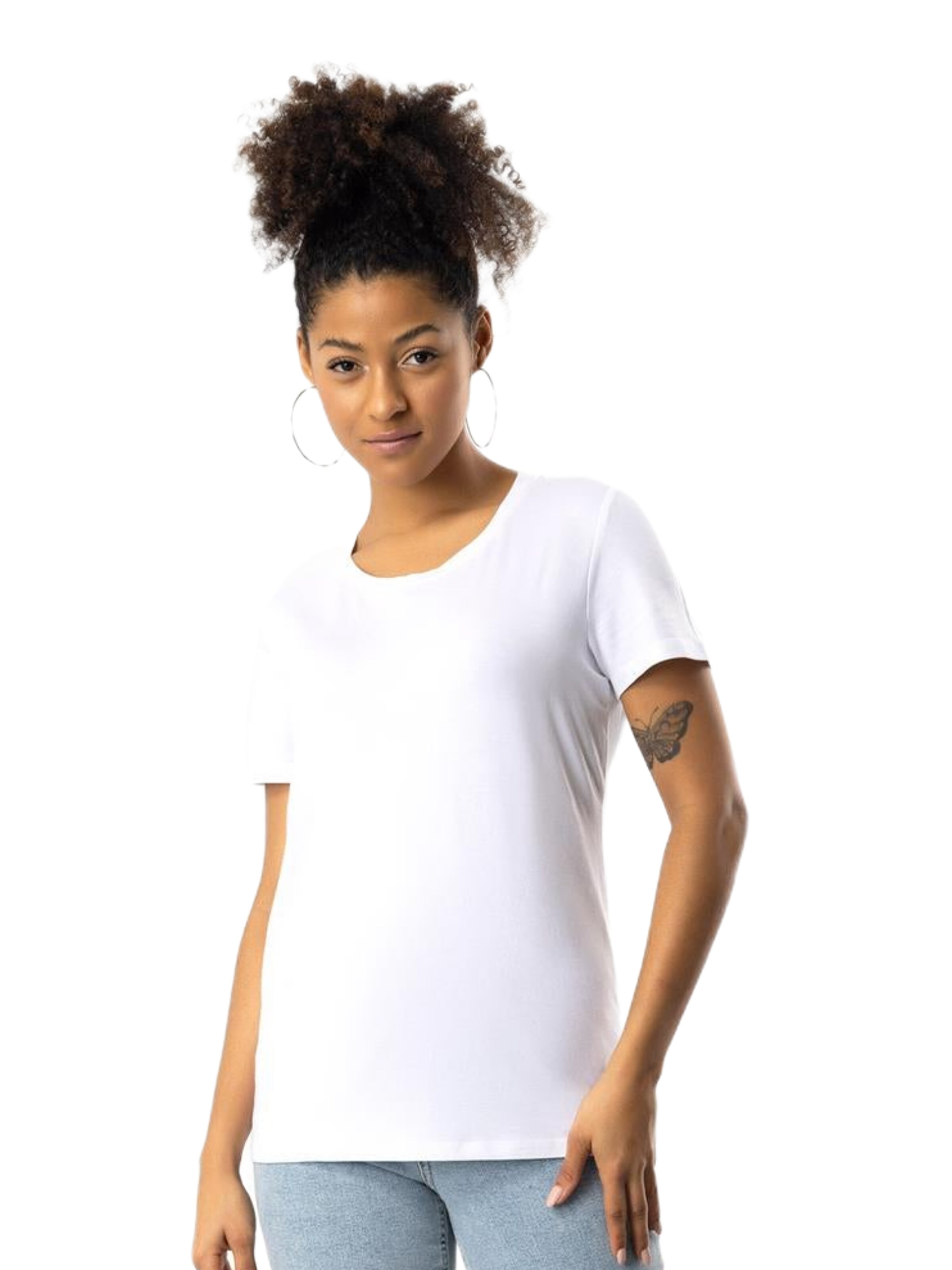 No Matter What Shirt in White: front