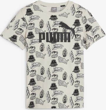 PUMA T-Shirt 'Ess+ Mid 90s' in Weiß: predná strana